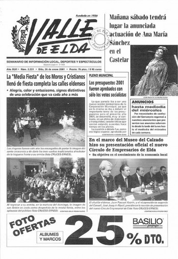 N&uacute;mero 2.231 - 26 de enero de 2001