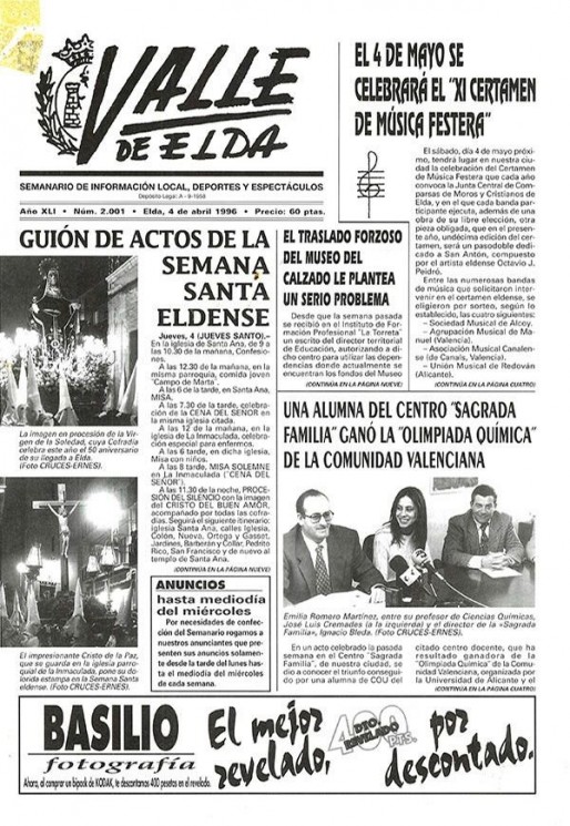 N&uacute;mero 2.001<span>4 de abril de 1996</span>