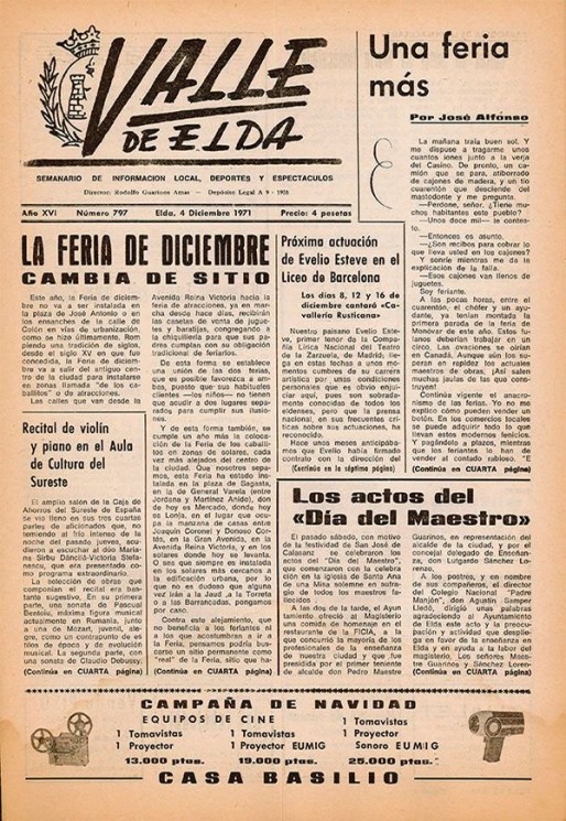 N&uacute;mero 0797<span>4 de diciembre de 1971</span>