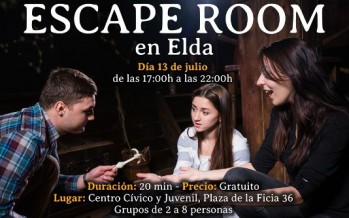 Escape room, videojuegos y cine en julio para los j&oacute;venes eldenses