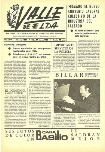 N&uacute;mero 1.324 - 27 de marzo de 1982