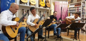 Actuaci&oacute;n de Quarte Tom&aacute;s en la presentaci&oacute;n del 22&ordm; Festival Internacional de Guitarra Jos&eacute; Tom&aacute;s de Petrer
