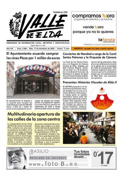 N&uacute;mero 2.625<span>11 de diciembre de 2009</span>