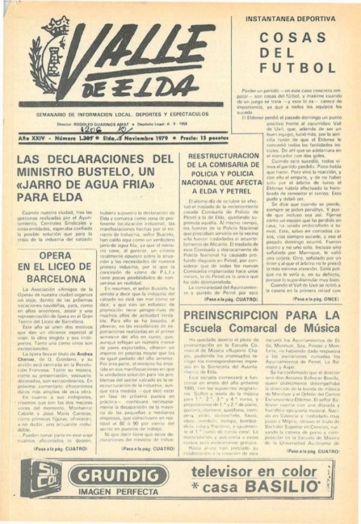 N&uacute;mero 1.206<span>10 de noviembre de 1979</span>
