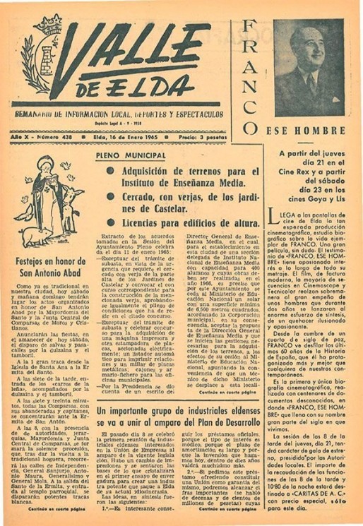 N&uacute;mero 0438<span>16 de enero de 1965</span>