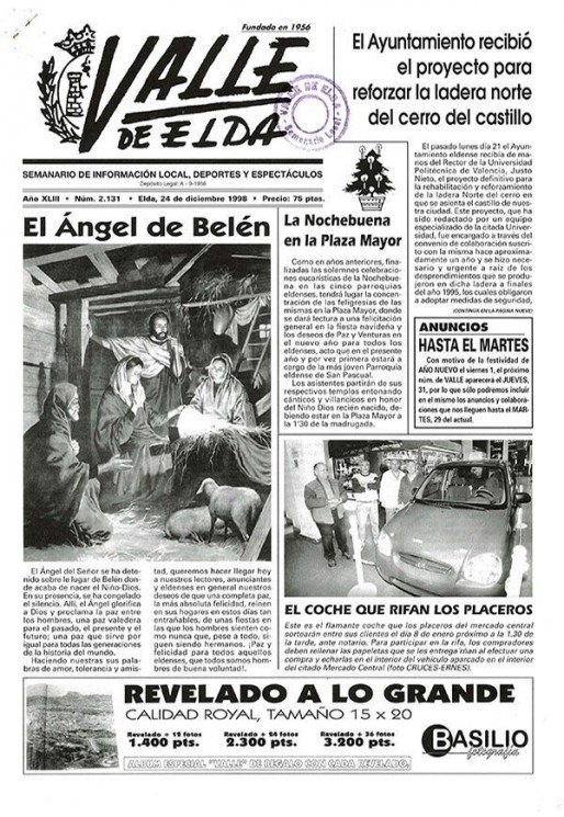 N&uacute;mero 2.131<span>24 de diciembre de 1998</span>