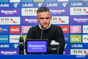 Dani Ponz: &ldquo;Lucharemos por ser brillantes para ganar al Elche, que est&aacute; sometiendo a todos sus rivales&rdquo;