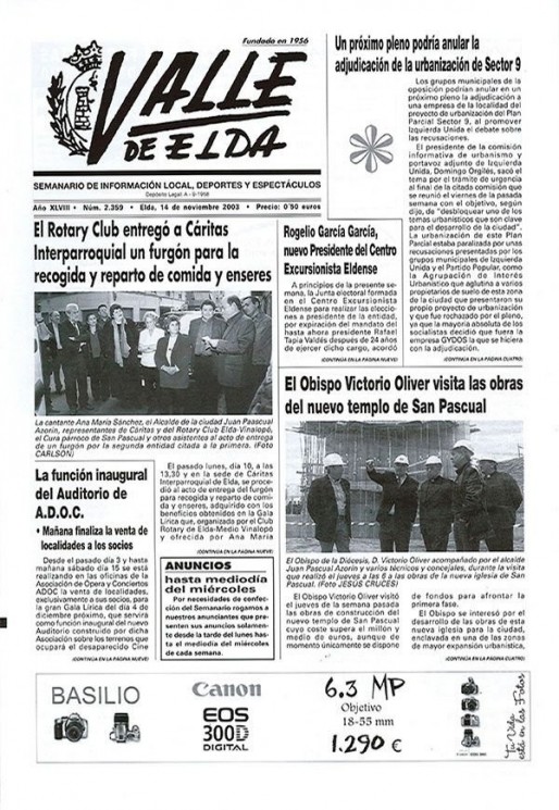 N&uacute;mero 2.359<span>14 de noviembre de 2003</span>