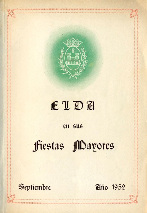 Programa Fiestas Mayores 1952