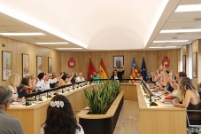 Acalorado pleno antes de las vacaciones