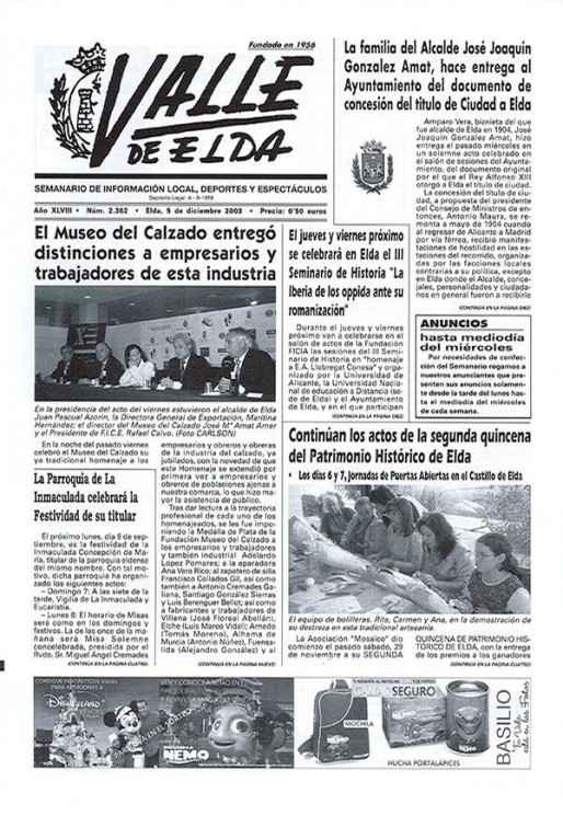 N&uacute;mero 2.362<span>5  de diciembre de 2003</span>