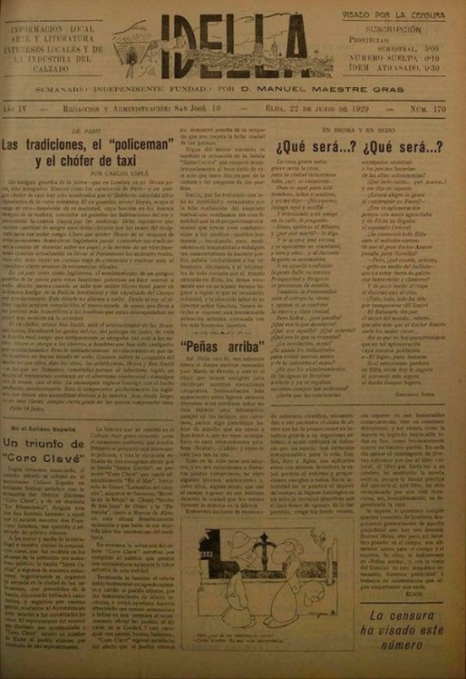 Idella n&ordm; 170<span>A&ntilde;o 1929</span>