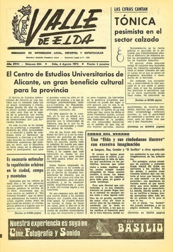 N&uacute;mero 0884 - 4 de agosto de 1973