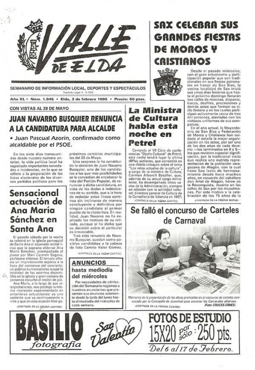 N&uacute;mero 1.945<span>3 de febrero de 1995</span>