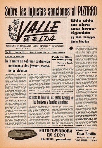 N&uacute;mero 0761 - 27 de marzo de 1971