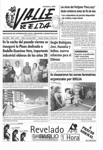 N&uacute;mero 2.254 - 5 de julio de 2001