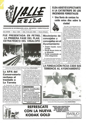 N&uacute;mero 1.920 - 14 de julio de 1994