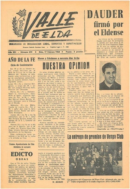 N&uacute;mero 0599<span>17 de febrero de 1968</span>
