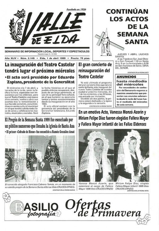 N&uacute;mero 2.145<span>1 de abril de 1999</span>
