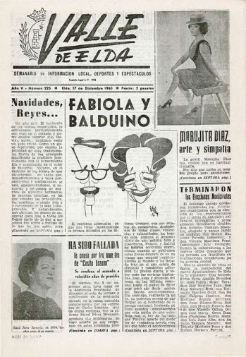 N&uacute;mero 0225 - 17 de diciembre de 1960