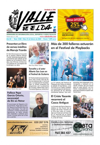 N&uacute;mero 3.062 - 21 de febrero de 2020