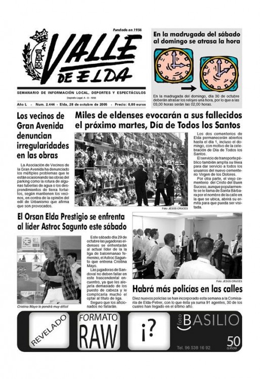 N&uacute;mero 2.444<span>28 de octubre de 2005</span>