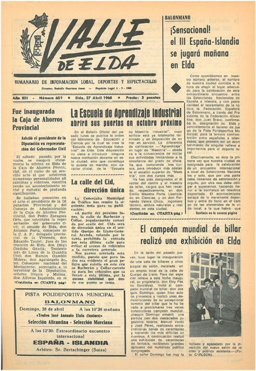 N&uacute;mero 0609<span>27 de abril de 1968</span>