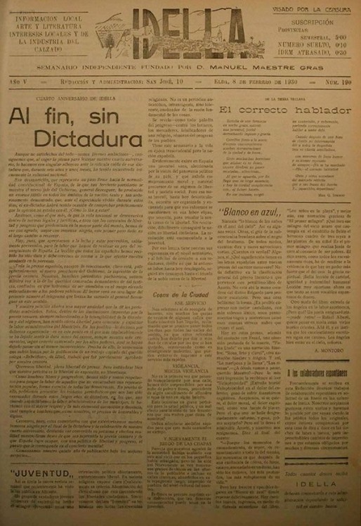 Idella n&ordm; 190<span>A&ntilde;o 1930</span>