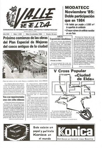 N&uacute;mero 1.499 - 8 de noviembre de 1985