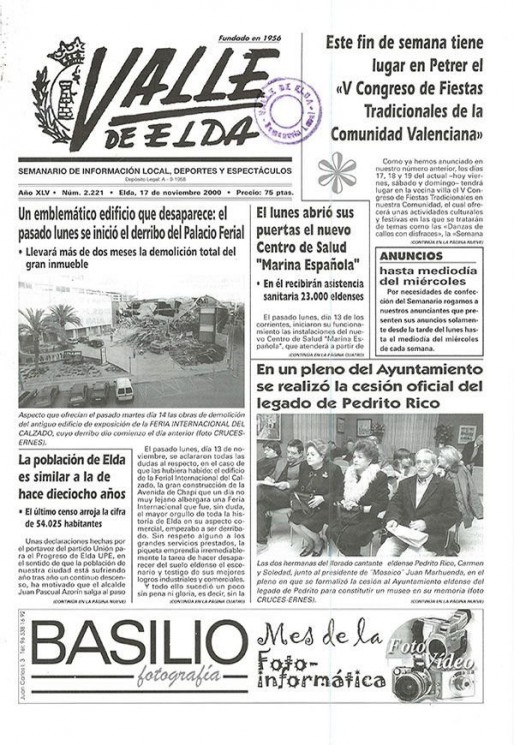 N&uacute;mero 2.221<span>17 de noviembre de 2000</span>