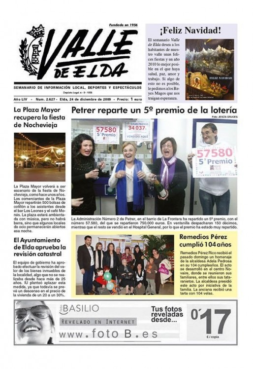 N&uacute;mero 2.627<span>24 de diciembre de 2009</span>