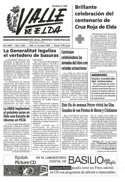 N&uacute;mero 2.294<span>17 de mayo de 2002</span>