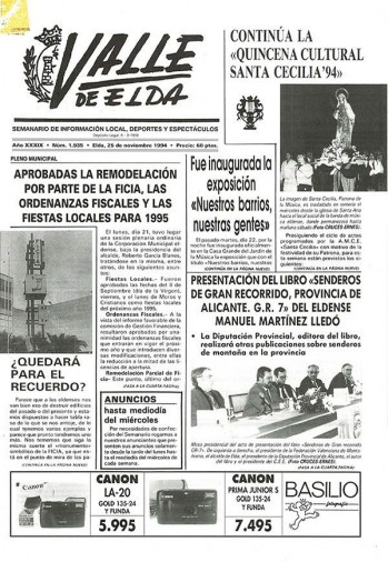 N&uacute;mero 1.935 - 25 de noviembre de 1994