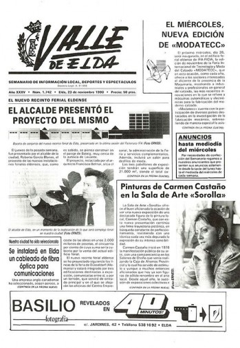 N&uacute;mero 1.742 - 23 de noviembre de 1990