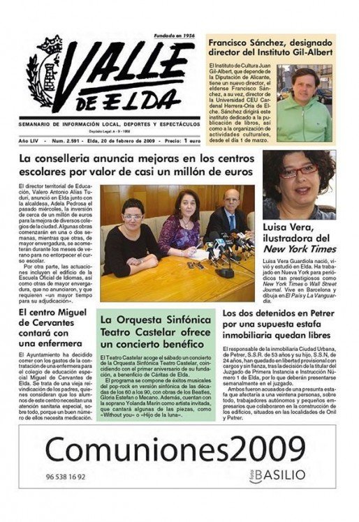 N&uacute;mero 2.591<span>20 de febrero de 2009</span>