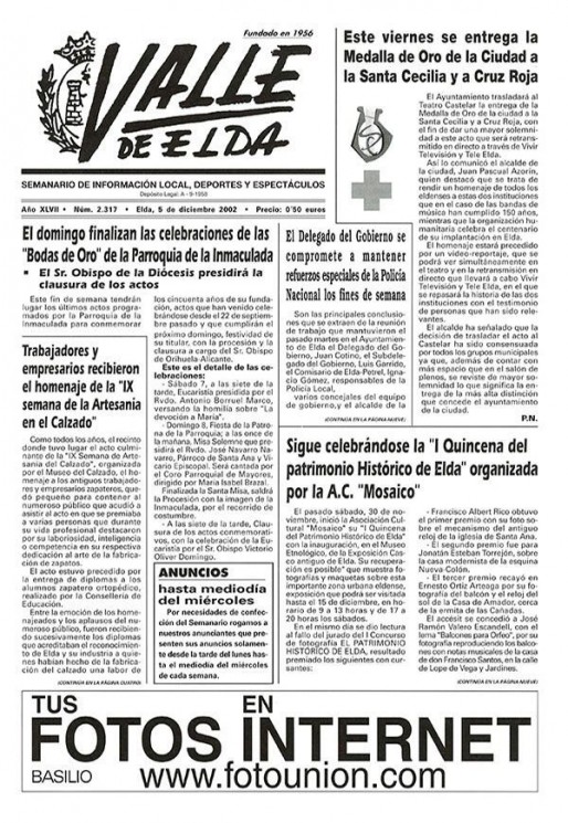 N&uacute;mero 2.317<span>5 de diciembre de 2002</span>
