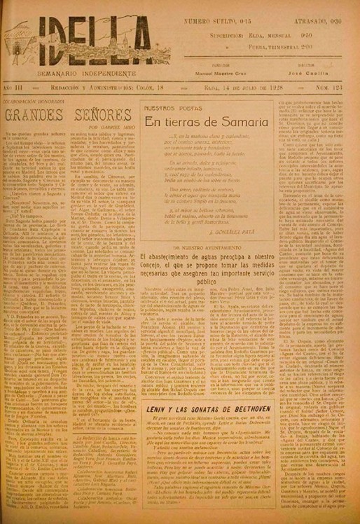 Idella n&ordm; 123<span>A&ntilde;o 1928</span>