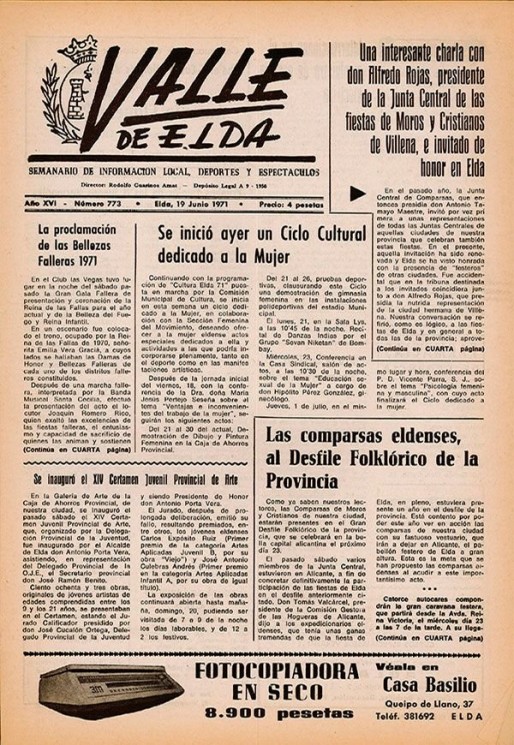 N&uacute;mero 0773<span>19 de junio de 1971</span>