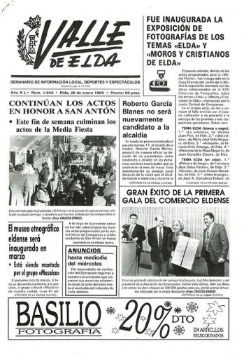 N&uacute;mero 1.943 - 20 de enero de 1995