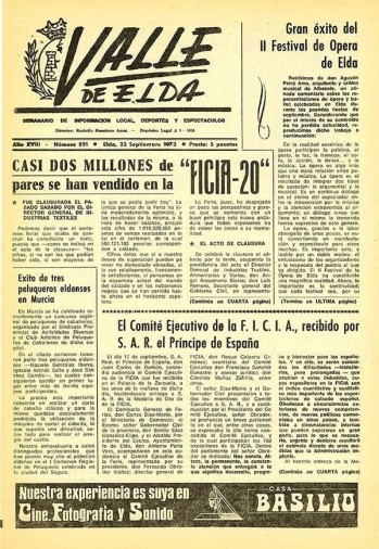 N&uacute;mero 0891 - 23 de septiembre de 1973