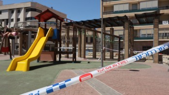 Acotan parte de la Plaza del Zapatero por desperfectos de la p&eacute;rgola a espera de su reforma