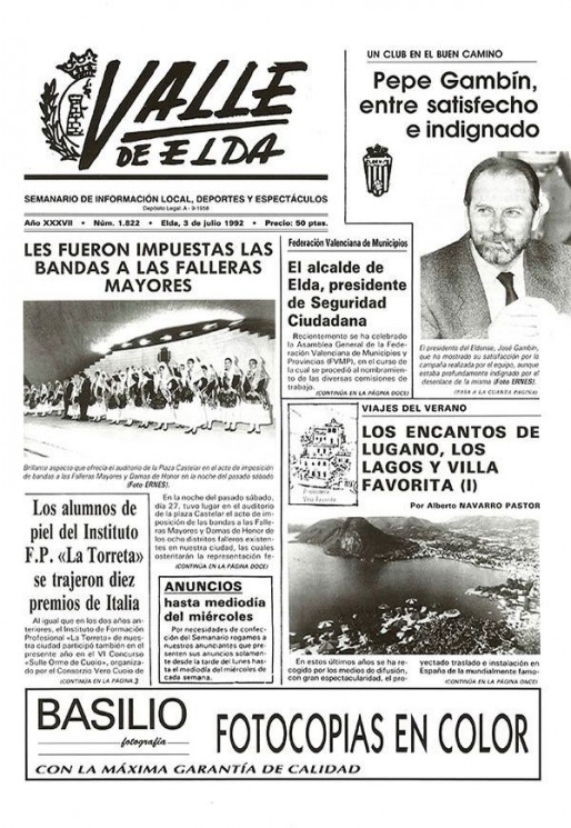 N&uacute;mero 1.822<span>3 de julio de 1992</span>