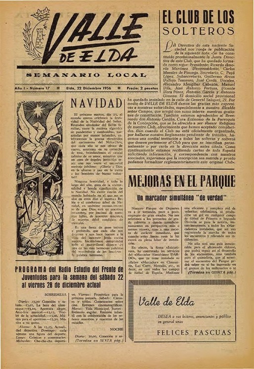 N&uacute;mero 0017<span>22 de diciembre de 1956</span>