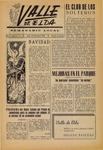 N&uacute;mero 0017 - 22 de diciembre de 1956