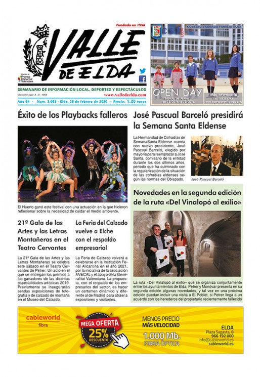 N&uacute;mero 3.063<span>28 de febrero de 2020</span>