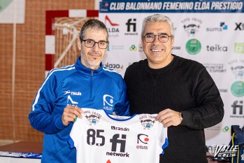 Jos&eacute; Ignacio Prades: "El Elda Prestigio me ayud&oacute; a crecer en el balonmano por lo que es un placer estar aqu&iacute;"