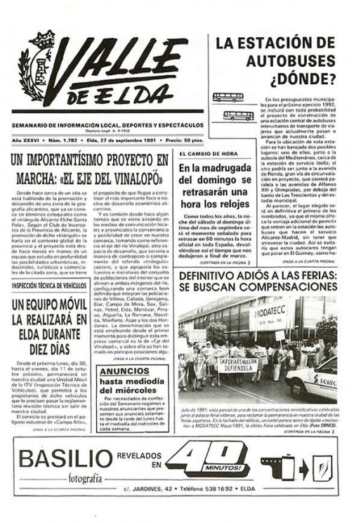 N&uacute;mero 1.782<span>27 de septiembre de 1991</span>