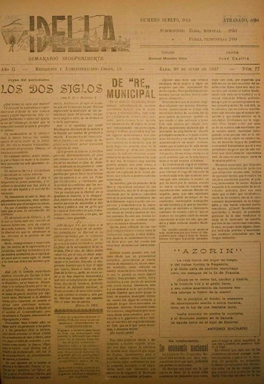 Idella n&ordm; 077<span>A&ntilde;o 1927</span>