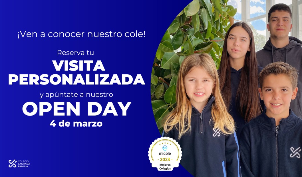 El Colegio Sagrada Familia de Elda celebra el próximo sábado 4 de marzo su Open Day El Colegio Sagrada Familia de Elda celebra el próximo sábado 4 de marzo su Open Day