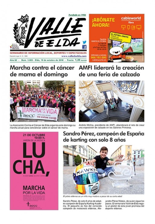 N&uacute;mero 3.003<span>19 de octubre de 2018</span>